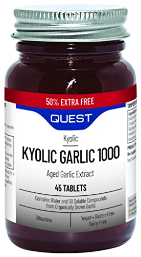 Quest Kyolic Garlic 1000mg 45 Tablets (Pack of 3)