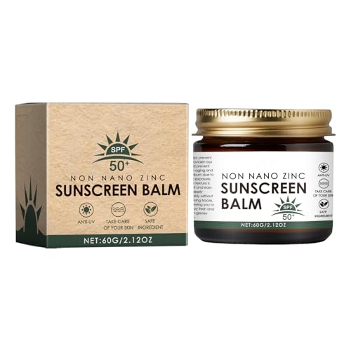 ThamGlow Non Nano Zinc Oxide Sunscreen Balm - Natural Tallow Sun Cream for Face & Body