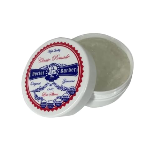 Genérico Doctor Barber Classic Pomade Original Genuine 100 ml – No Alcohol, No Colouring, No Silicones, No Paraffin