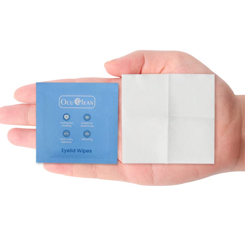 Ved Eyelid Wipes for Periocular Treatment in Adults and Children.Safe & Natural For Lashes and Eyelids, Pack of 30 Pre-moistened Sterile Wipes