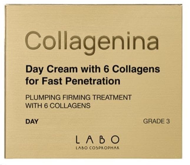 LaBo Collagenina Face Day Cream Grade 3 with 6 Collagen for Quick Penetration, 50 ml