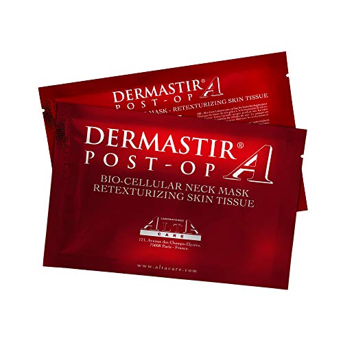 Dermastir Post-op Bio - Cellular Neck Mask Retexturizing Skin Tissue - Firming and Hydrating Anti-Aging Treatment - Made in France, 22ml