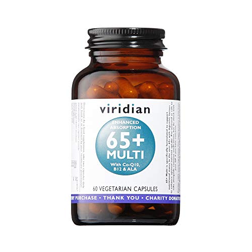 Viridian: 65+ Multi (two-a-day) 60 Veg Caps