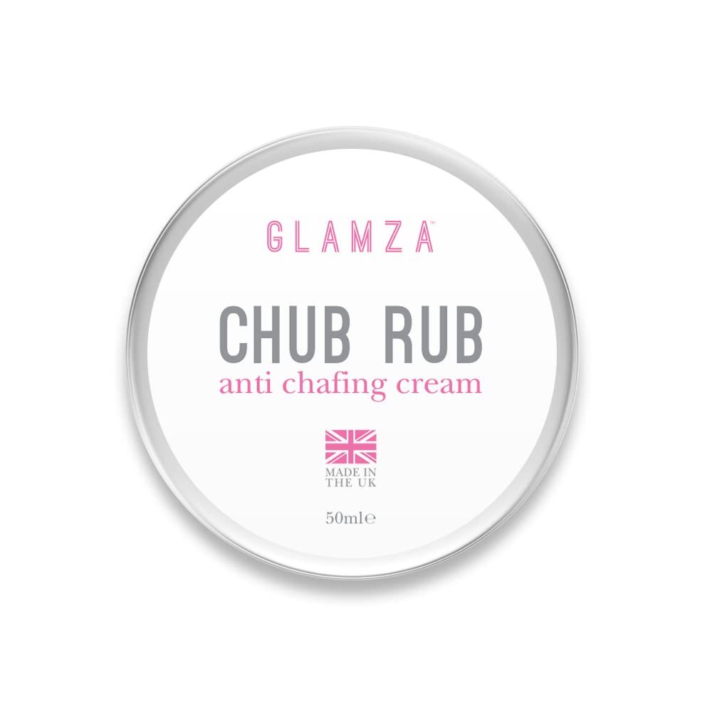 Glamza Chub Rub Anti Chafing Cream Smooth Skin Full Body Solution Sports Running Hands Feet Care 50g