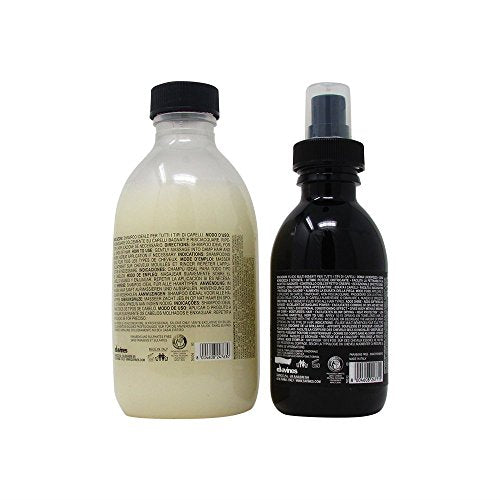 Bundle - 2 Items : Davines Essential Haircare OI Shampoo - Absolute Beautifying Shampoo, 280ml & Davines OI/ALL IN ONE MILK