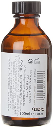 Kaeso Aromatherapy Carrier Oil, Grapeseed 100 ml