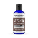 Turmeric Massage Oil – Natural Body Oil with Ginger, Frankincense & Myrrh │ Deep Tissue Massage Oil for Stress, Relaxation & Mindfulness │ 100ml by Sera Organics