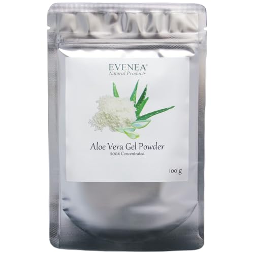Evenea Aloe Vera Gel Powder - 200x Concentrated - Premium Quality (100g)