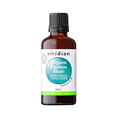 Viridian -100% Organic Equinox Elixir (Dandelion, Burdock, Artichoke, Nettle, Cleavers) 50ml