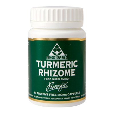 Bio-health Biohealth Turmeric Rhizome - 120 Vegicaps
