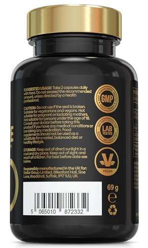 Oxford Origins Psyllium Husk Fibre Supplement 4000mg with Inulin & Probiotics | Easy Two per Day Formulation for Gut Health | Constipation Relief for Adults, 45 Day Supply | Psyllium Husks Capsules Made in The UK