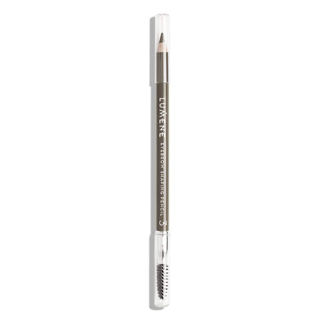 Lumene Eyebrow Shaping Pencil with Brush 1.08 g / 0.04 OZ. (3 Ash Brown)