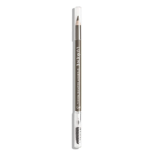 Lumene Eyebrow Shaping Pencil with Brush 1.08 g / 0.04 OZ. (3 Ash Brown)
