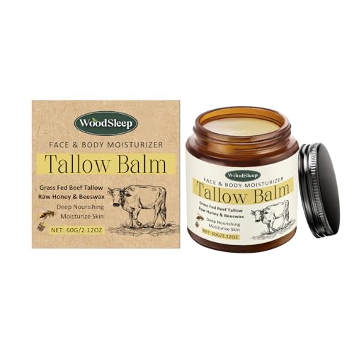 ISBEAUSOLS Beef Tallow Balm, Face & Body Moisturiser