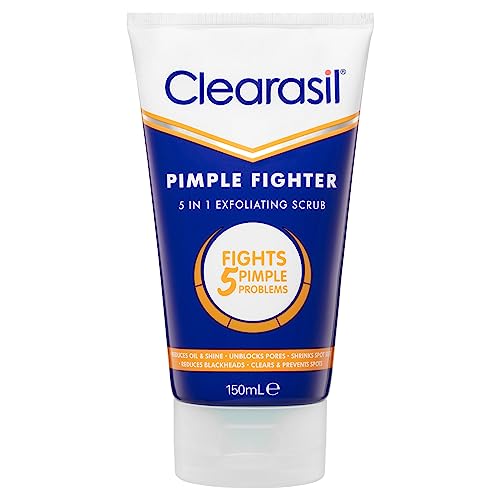 Clearasil 5-in-1 Exfoliating Scrub, 150 ml, (Pack of 1)
