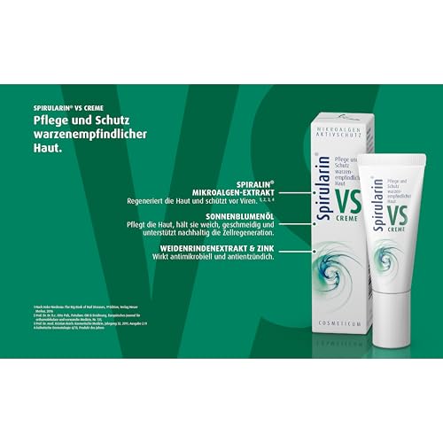 Spirularin VS Cream 10ml | Microalgae Extract | Painless Verruca & Wart Removal
