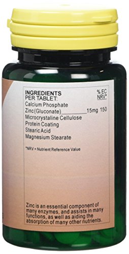 Health Plus Zinc 15mg Mineral Supplement - 90 Tablets