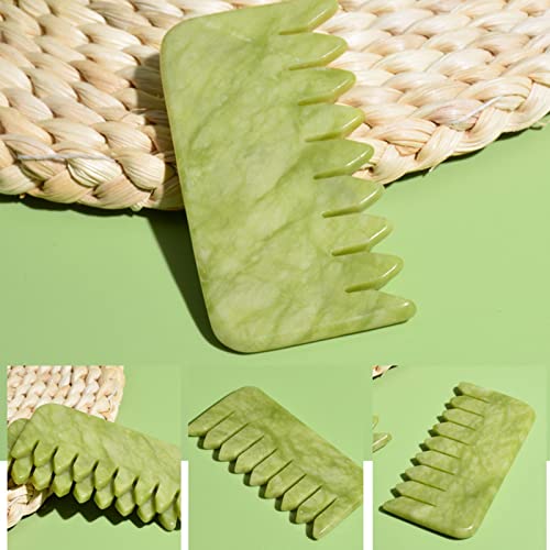 Generic gemshan jade comb Scalp massage (Xiuyu jade*2)