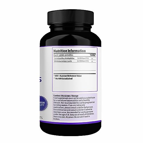 Powerful Pro Bio Cultures - Prebiotics & Probiotics Complex - Chewable Blueberry Gummy Tablets - 8 Billion CFU - Natural Organic Formula - 60 Gummies