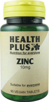 Health Plus Zinc 10mg : Mineral supplement : 90 tablets