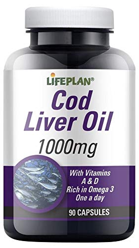 LIFEPLAN Lifeplan Cod Liver Oil 1000mg 90 Capsules