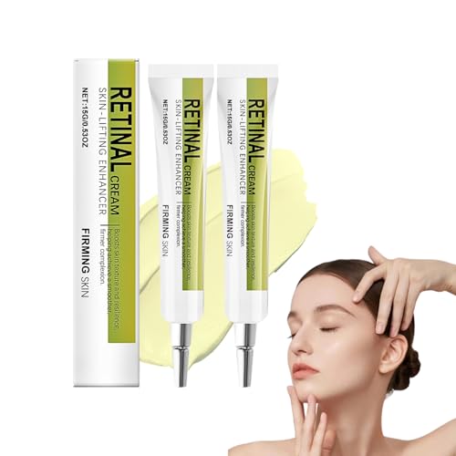 IZBEAUVO 2PCS Retinol Serum for Face,Skin Tightening Cream,Retinal Shot Tightening Booster,Face Moisturiser,Wrinkle Reduce Fine Lines Lifting and Firming Cream 24 hr Facial Care Suitable For Most Skin Types