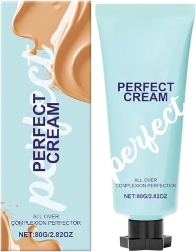 Samkeen All-Over Complexion Perfector, Concealing Foundation Perfecting Cream, Waterproof Long-Lasting CC Cream, Evens Skin Tone, Natural body coverage, Leg Cover Up