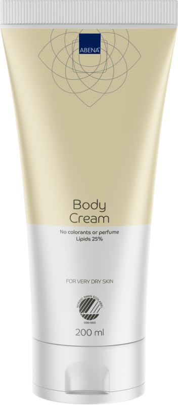 ABENA Body Cream | 200 ml Body Lotion | Hydrating Moisturiser For Dry Skin, Moisturising Cream For Soft, Smooth, And Hydrated Skin. Fast Absorbing Body Moisturiser