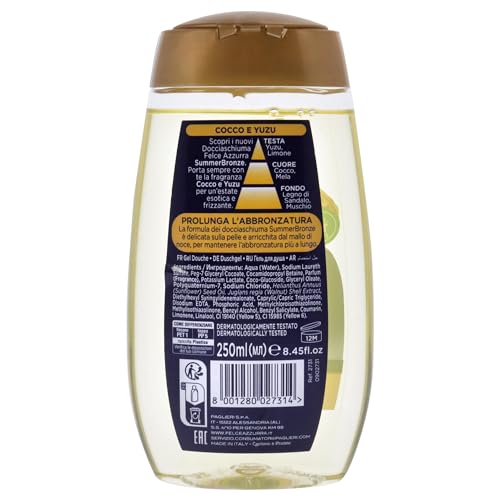 Felce Azzurra Summer Bronze - Cocco and Yuzu For Unisex 8.45 oz Shower Gel