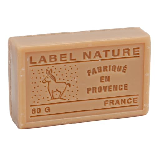 Label Provence Nature Label Provence Savon de Marseille - French Soap Made With Fresh Organic Donkey Milk - Honey Fragrance - 60 Gram Bar - Set of 3