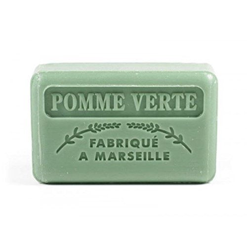 125g Savon De Marseille Soap - Green apple (pomme verte) by Foufour