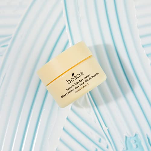 boscia Peptide Trio Eye Cream - Vegan, Cruelty-Free, Natural and Clean Skincare | Age-Defying Eye Cream with Peptide Blend and Organic Botanical Oils