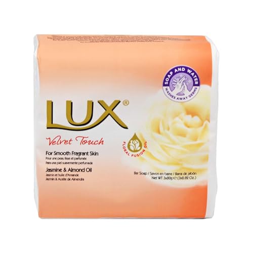 LUX Lux Velvet Toch - Jasmone & Almond Oil Soap x 4 Bars