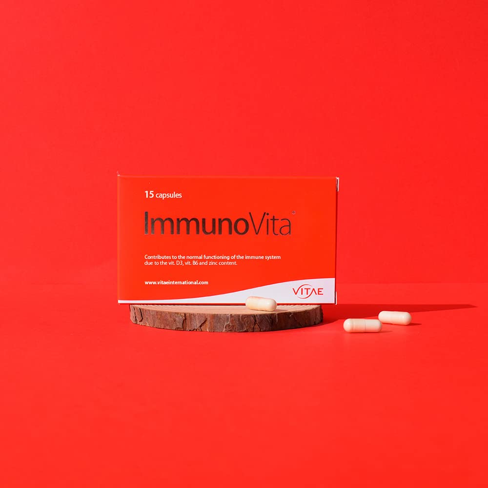 Vitae ImmunoVita 30 Capsules | Yeast Betaglucans, Vitamin D3, Vitamin B6 and Zinc | Activate Defenses | Strengthen The Immune System