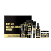 Lumiter Men's Anti-Ageing Skincare Set, 5-Piece Mens Skin Care Sets & Kits, Mens Facial Kit with Face Wash, Scrub, Serum, Face Cream, Eye Cream