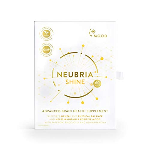 NEUBRIA Shine – Mood Booster Formula with Essential Vitamins and Minerals, contributes to Natural Well-Being and Emotional Balance - 60 Capsules (one month's Supply) – by Neubria