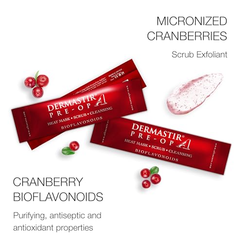 Dermastir Pre-Op Heating Exfoliating Mask - Deeply Cleanses pores, Detoxifies and Hydrates Skin - Made in France for All Skin Types - 15ml
