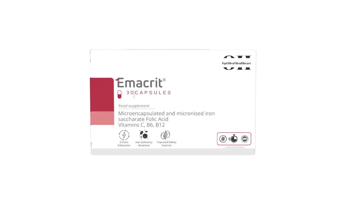 3 in 1 Multivitamin Supplement for Iron Deficiency (Anaemia), Improve Kidney Function & Support Immune System