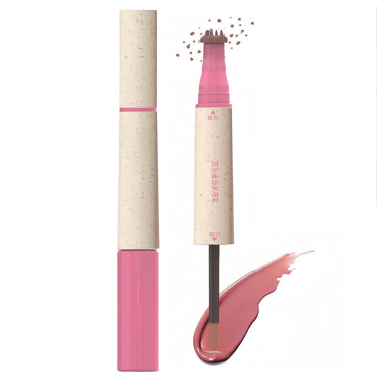 Ruojiar Freckle Blush Pen,2 in 1 Freckle Stamp Pen Liquid B/lush,Freckle Bl/ush Makeup Pencil,Spot Stamp Pen Makeup Pen,Waterproof Freckles Pen,Freckles Stamp Face,Cream Liquid Blush for Cheeks,Fake Freckles
