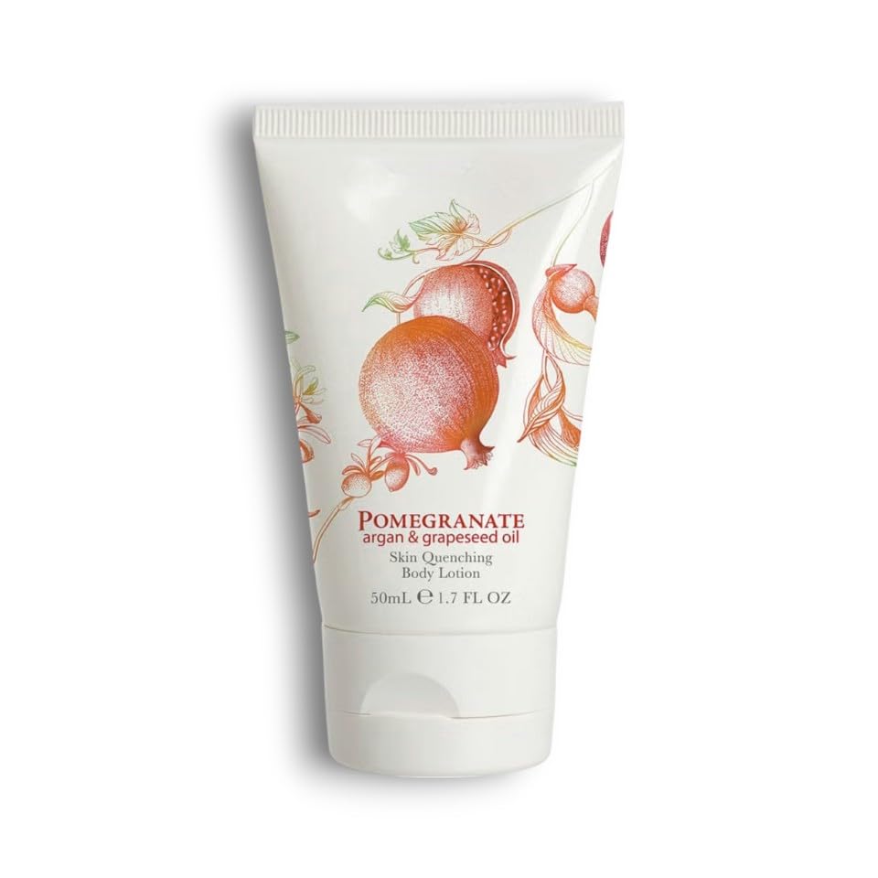 Generic Crabtree and Evelyn | Skin Quenching Body Lotion - Pomegranate with Argan and Grapeseed Oil | 50mL
