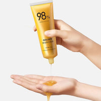 Gold Foil Peel-Off Mask, 98% Gold Peel Off Mask, Gold Facial Mask Anti-Aging, Deep Cleansing, Reduces Fine Lines& Wrinkles Great for All Skin