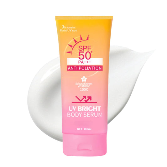 ISBEAUSOLS Sakura Extract Sun Cream-Sunscreen SPF 50-Water + Sweat Resistant-SPF Face Moisturiser Anti Wrinkle Prevent Sunburn&Taning-Lightweight & Non-Greasy-Strong UV Protection Anytime for All Skin Types