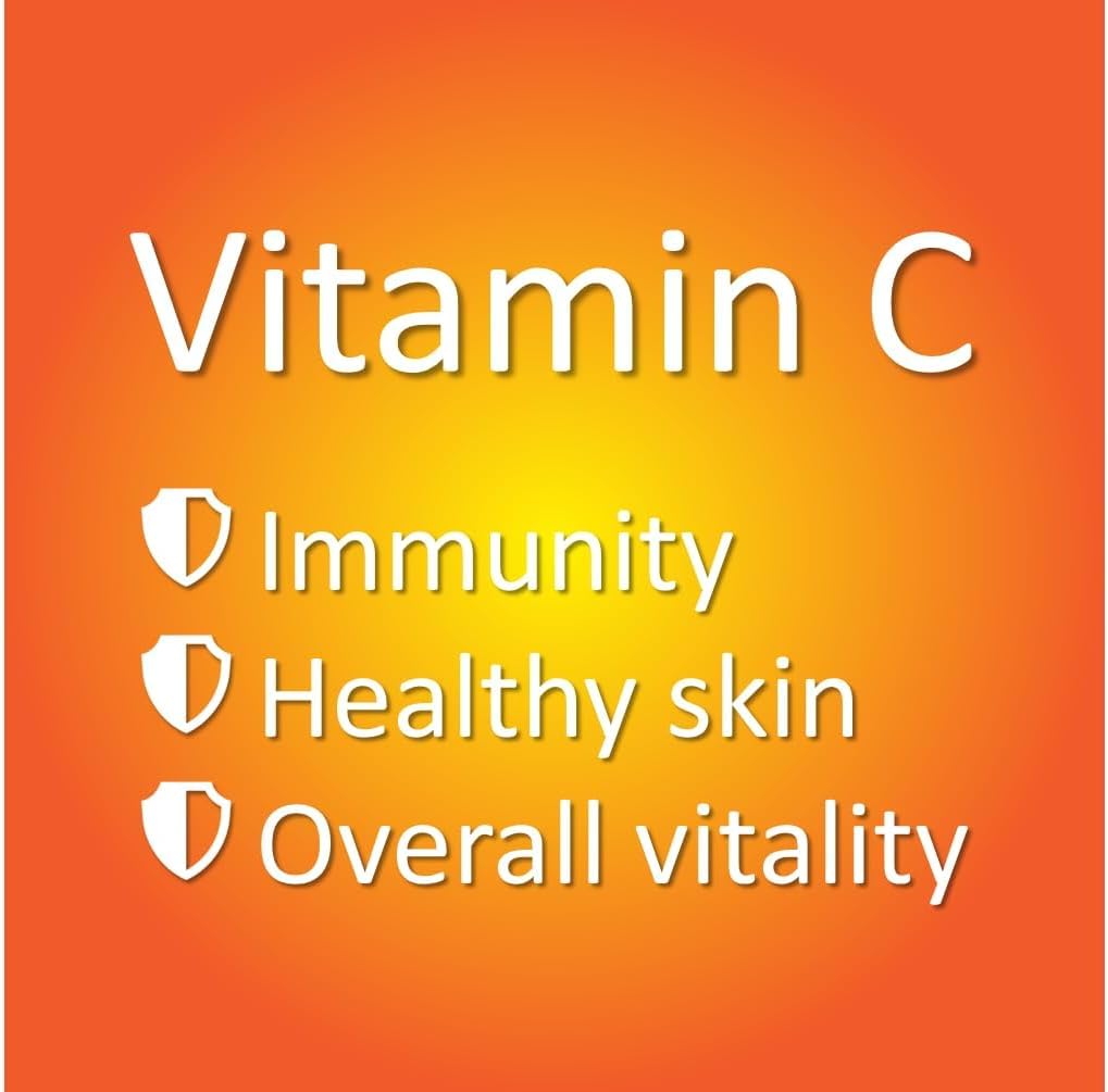 Haliborange Vitamin C Effervescent 1000mg Blackurrant Flavoured Sugar Free Tablets - 20 Tablets