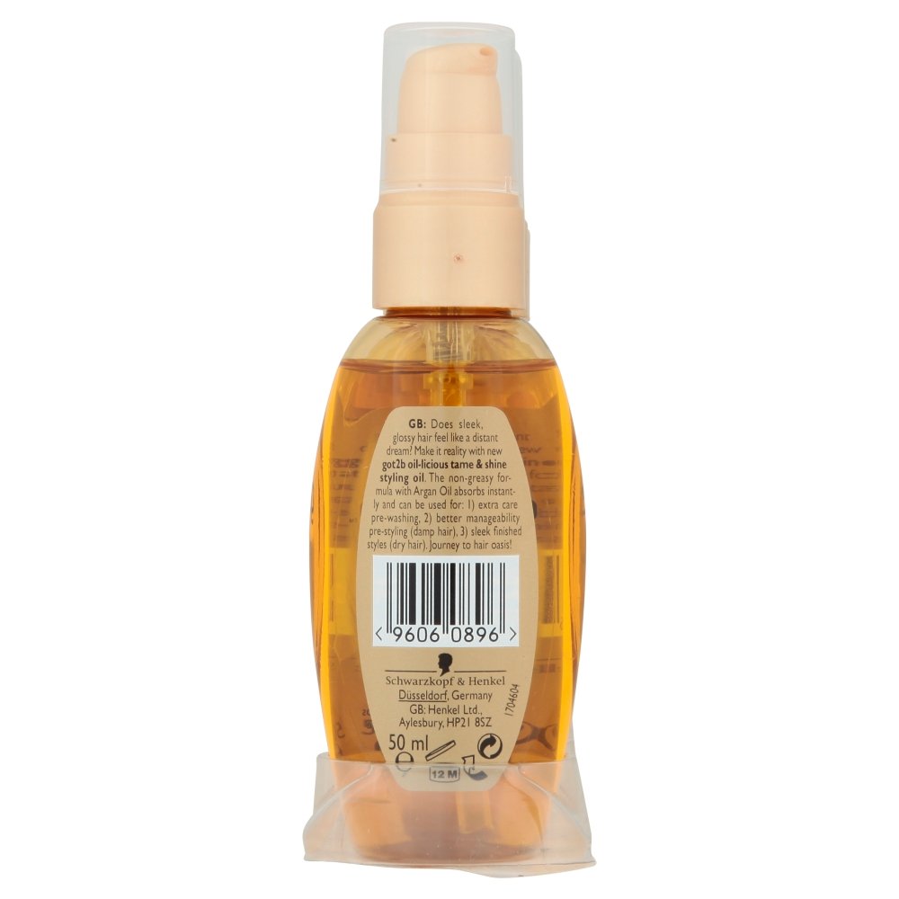 Got2B Schwarzkopf got2b Oil-Licious Tame & Shine Stylingöl, 50 ml