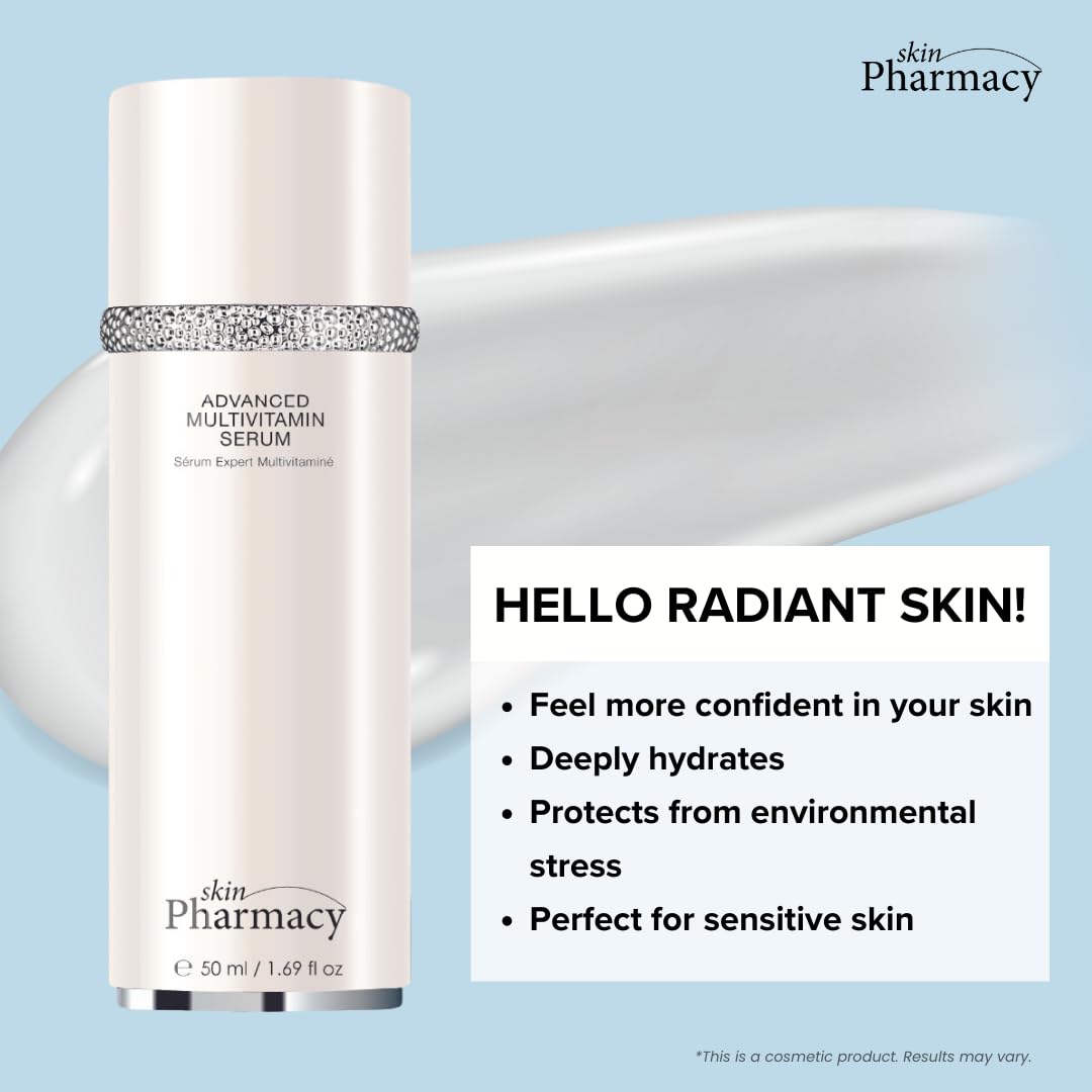skinChemists SP Advanced Multi-Vitamin Serum - Intensive Hydration & Skin Defense - High-Potency Formula with Vitamins and Actives - Deep Moisturizing Power