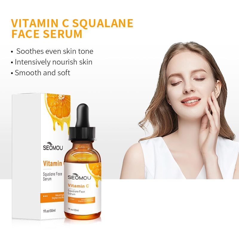 Vitamin C Facial Essence, Nicotinamide Facial Skin Care and Skin Brightening Essence Have The Effects of Anti-wrinkle, Dark Circles, Brightening, Repairing and Promoting Collagen, and Firming Skin