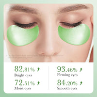 FANFALUV Aloe Vera Under Eye Gel Patches,Under Eye Patches,Under Eye Mask For Puffy Eyes,Eye Bags Remover,Moisturizing,Anti Aging,Anti Wrinkle,Dark Circles-Collagen Eye Patches 60pcs (ALOE VERA)