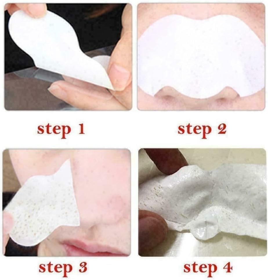 Generic (10 pcs) Blackhead Remover Nose Strips - Beauty Stickers for Deep Cleansing and Pore Care - Acne Removal for Men & Women (white)