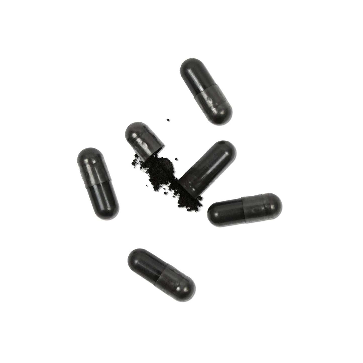 KIKI HEALTH KIKI Health - Activated Charcoal 300mg - Made from 100% Pure Coconut Shells - Contributes to Reducing Excessive Flatulence After Eating - Natural Teeth Whitener - 50 Capsules