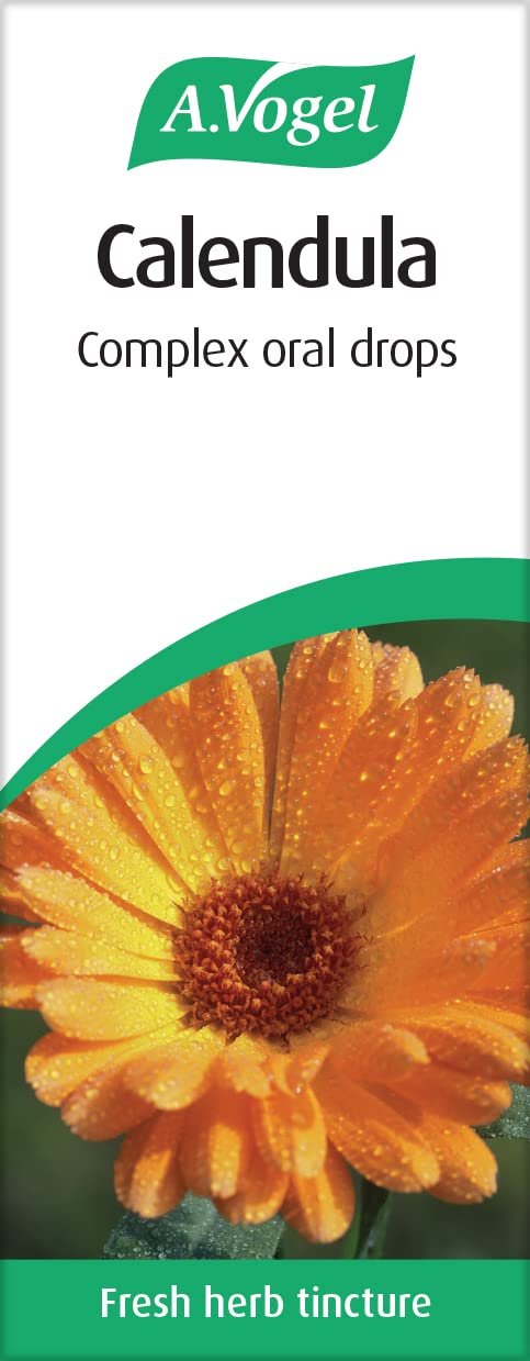 A.Vogel Calendula Complex | Food Supplement | Extracts of Freshly Harvested Marigold, Wild Pansy & Stinging Nettle | Suitable for Vegans | 50ml